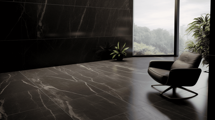 Плитка из Nero Marquina (Неро Маркина)